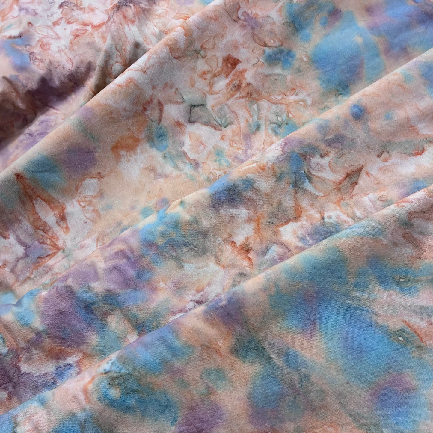 Peach Tie-Dye Batik