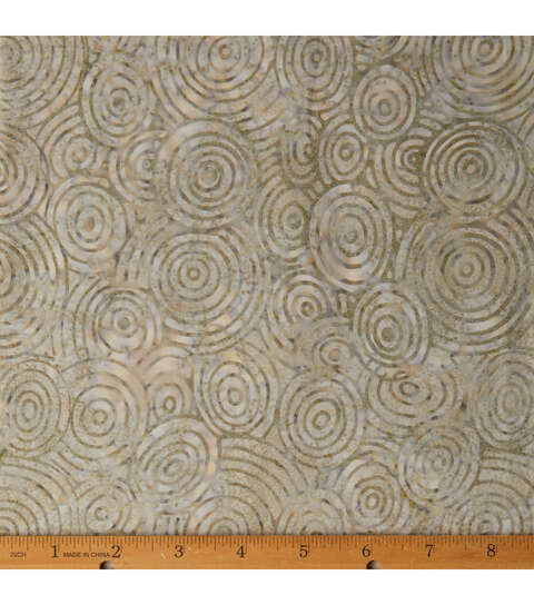 Grey Circles Batik