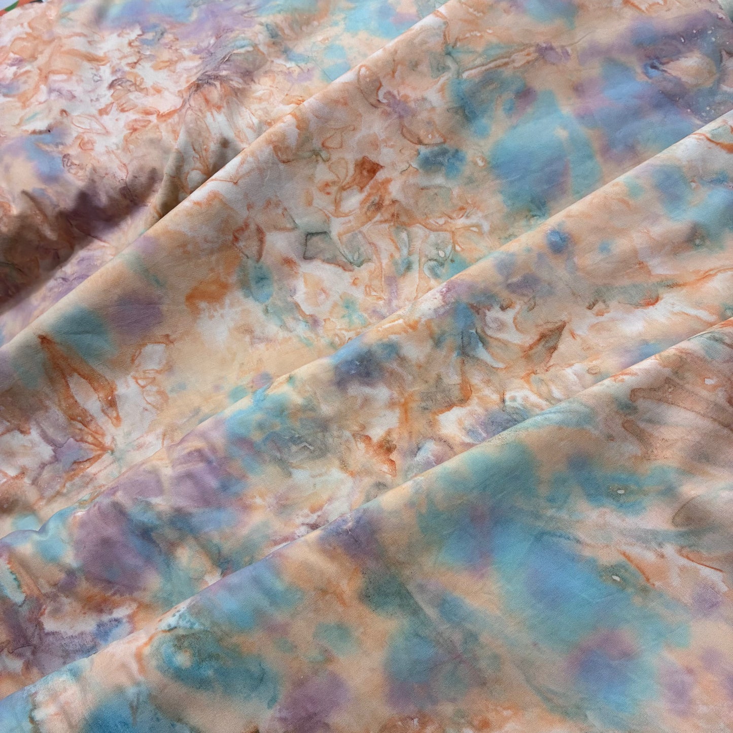 Peach Tie-Dye Batik