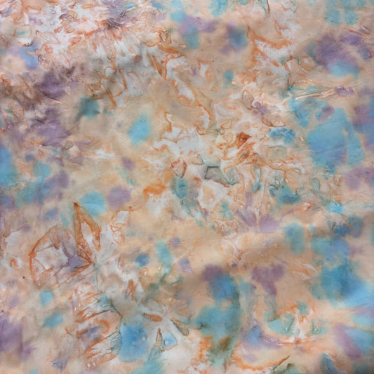 Peach Tie-Dye Batik