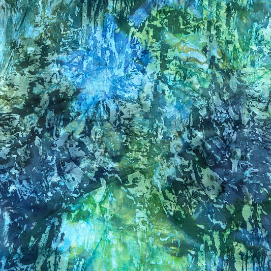 Abstract Texture Dark Green Batik