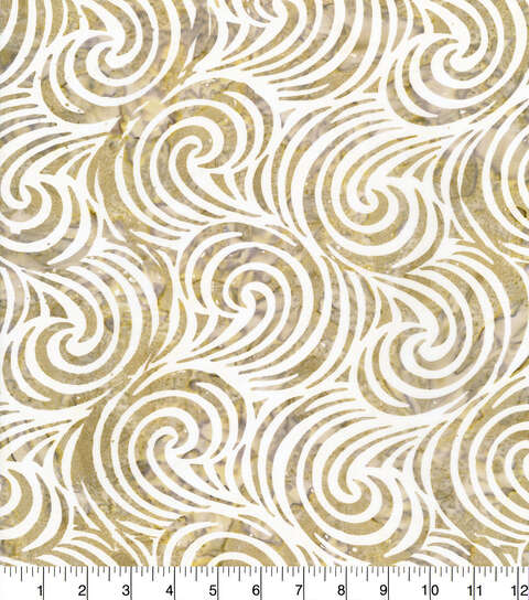 Brown Swirls Batik