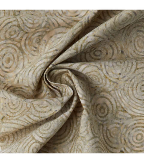 Grey Circles Batik