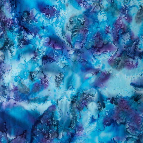 Oil Spill Blue Batik